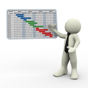 Control de labores y Tareas Carta Gantt