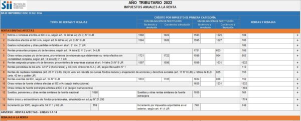 Formulario 22 Año tributario 2025 en Excel Actualizado - Imagen 2