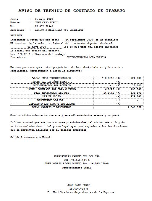 Gestión Finiquito - Imagen 3