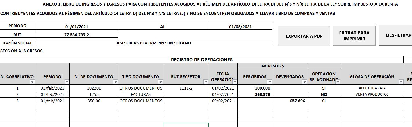 Planillas Balance y Contabilidad Simplificada - Imagen 3