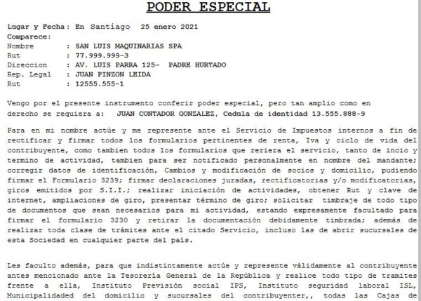Poder Representación del Contador - Imagen 2