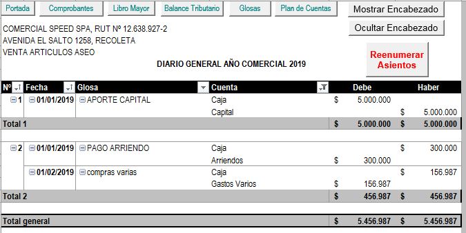 Planillas Balance y Contabilidad Simplificada - Imagen 7
