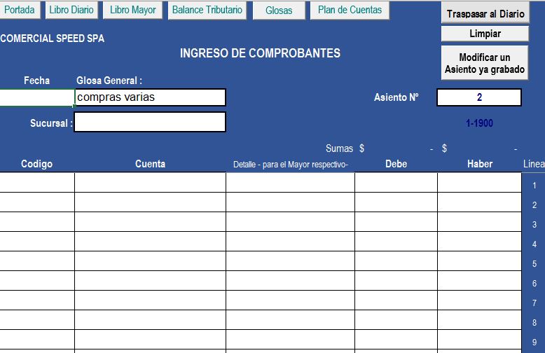 Planillas Balance y Contabilidad Simplificada - Imagen 5